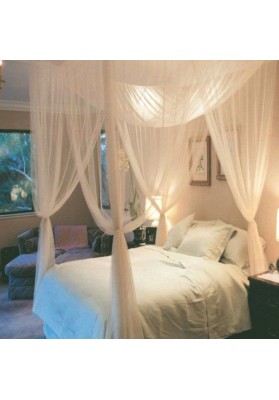 4 Corner Post Bed Canopy Mosquito Net