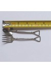 2pcs Unique Shovel Shape Stainless Steel Spoon Fork Dinnerware Farmer Tool Tableware Silver