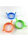 2pcs Kitchen Silicone Fried Egg Pancake Round Mold Ring Random Delivery