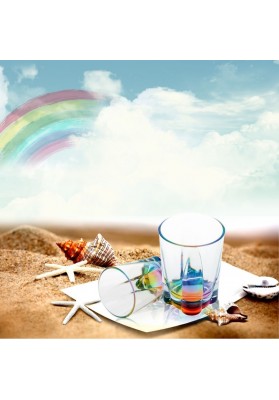 Romantic Acrylic Light Refraction Rainbow Cup