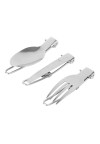 3 in 1 Outdoor Folding Tableware Knife Fork Spoon Kit