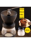The Kitchen Paradise Best Manual Hand Coffee Grinder Mill - Black