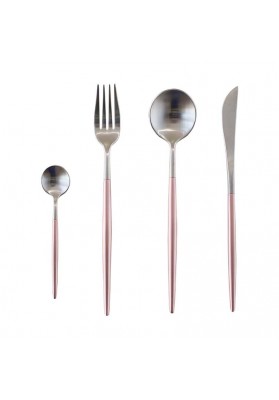 4Pcs/Set Stainless Steel Cutlery Dinnerware Knife Fork Spoons