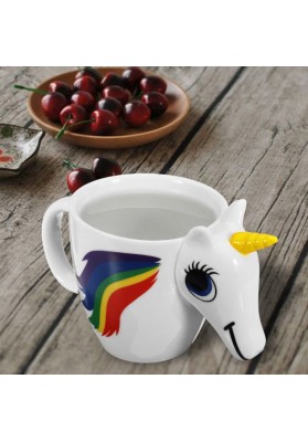 Magic Unicorn Ceramic Heat Sensitive Mug Color Changing Cup