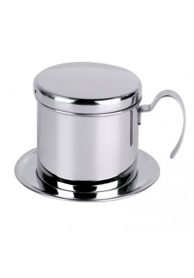 Stainless Steel Vietnam Coffee Pour Over Dripper Maker Filter Single Cup