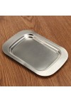 Stainless Steel Butter Cheese Dish Serving Tray Storage Container