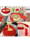 4 Pcs Silicone Magic Cake Mold DIY Baking Heart Shape Cake Mould
