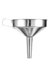 Functional Stainless Steel Kitchen Oil Honey Funnel with Detachable Strainer/Filter for Perfume Liquid Water Tools - 11cm