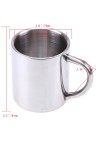220ml Double Wall Stainless Steel Water Tea Cup