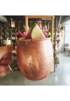 550ml Stainless Steel Copper Plating Moscow Mule Milk Tea Cup Coffee Mug