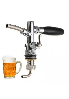 Adjustable Draft Beer Faucet Home Brew Dispenser with Flow Controller